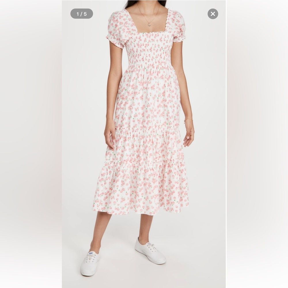 o.p.t. Daphne dress in Cherry blossom